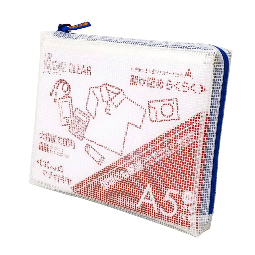 Amazon.co.jp: ノータム メッシュケース マチ付き クリア A5